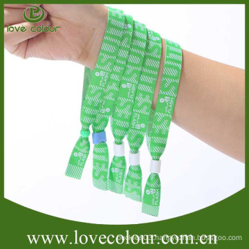 Top sell fabric wristband with custom logo